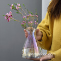 Modernt glas transparenta vaser